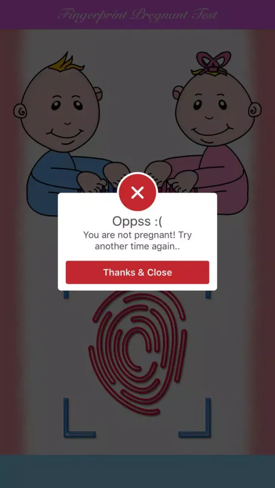Скриншоты Fingerprint Pregnant Prank