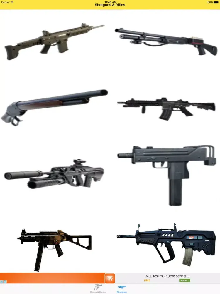 Real Guns Sounds iPad  Ekran Görüntüleri