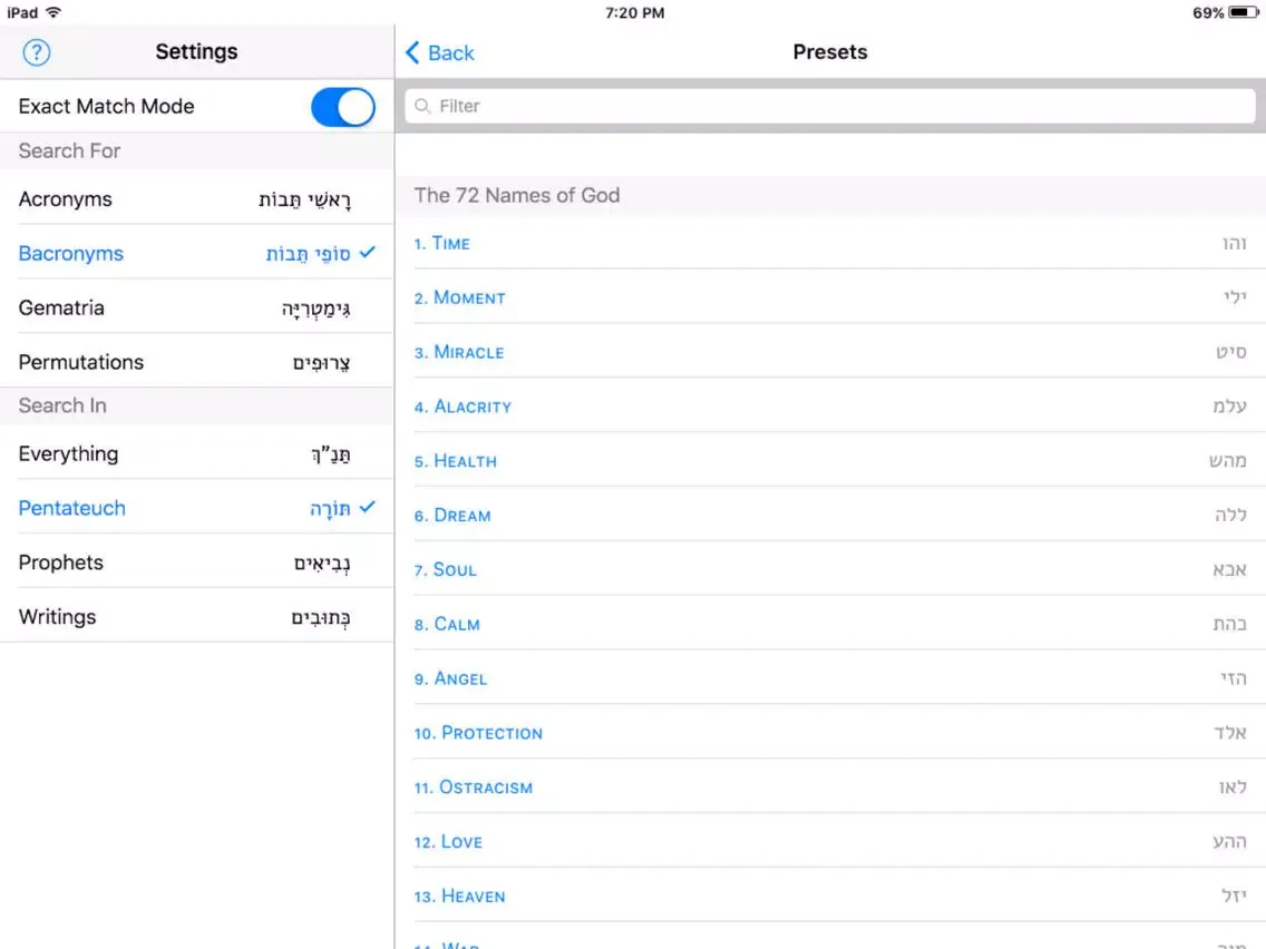 Notarikon iPad  स्क्रीनशॉट