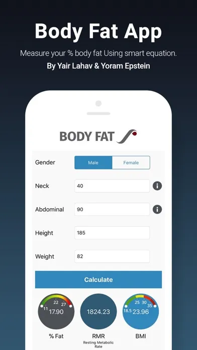 Body Fat App应用截图