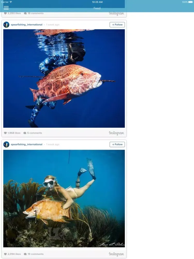 Скриншоты Spearfishing iPad 