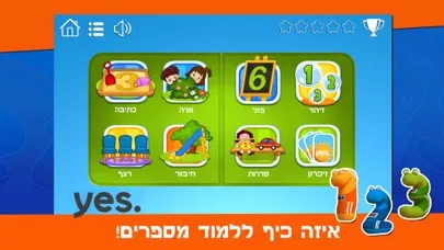 تصاویر עם מי לגדול – מספרים yes