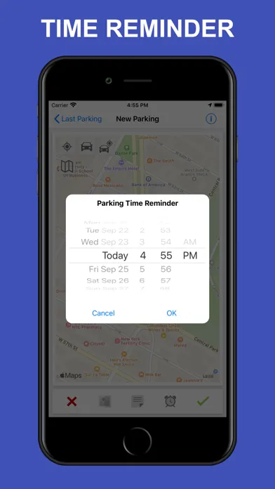 Tangkapan skrin ParKing - Find My Parked Car