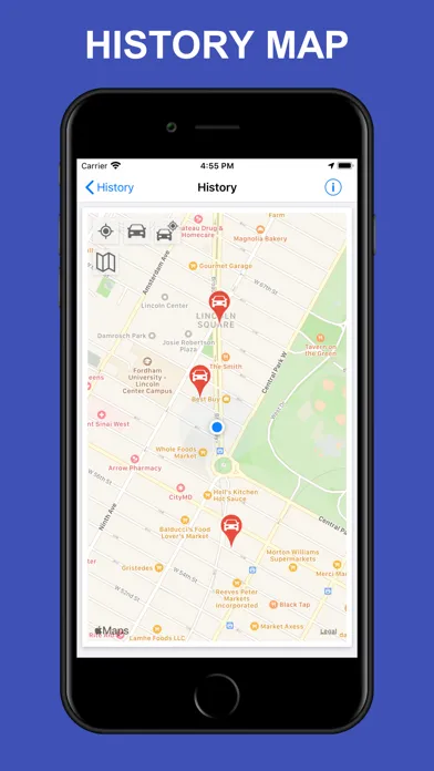 Capturas de tela do ParKing P - Find My Parked Car