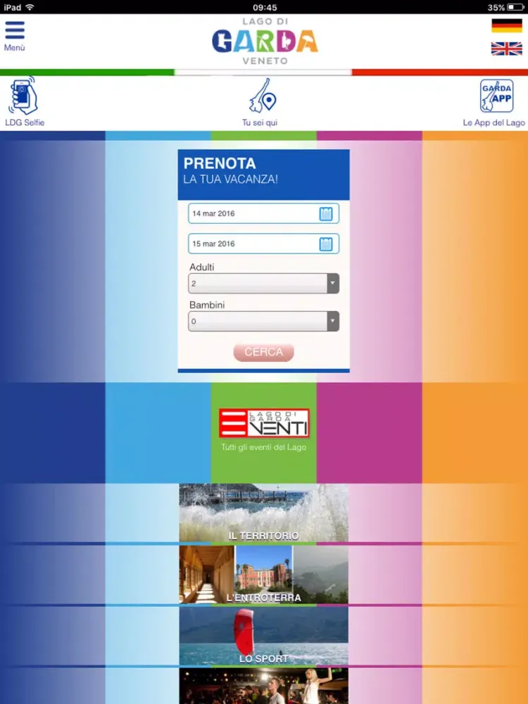 Zrzuty ekranu iLago di Garda App iPad 