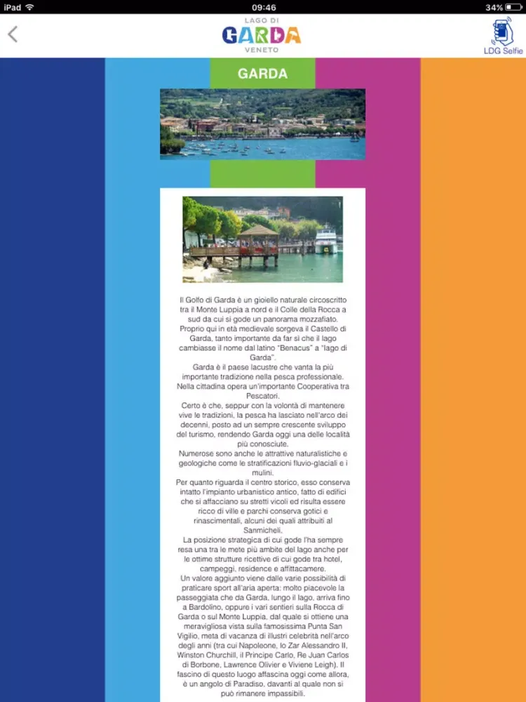 Zrzuty ekranu iLago di Garda App iPad 