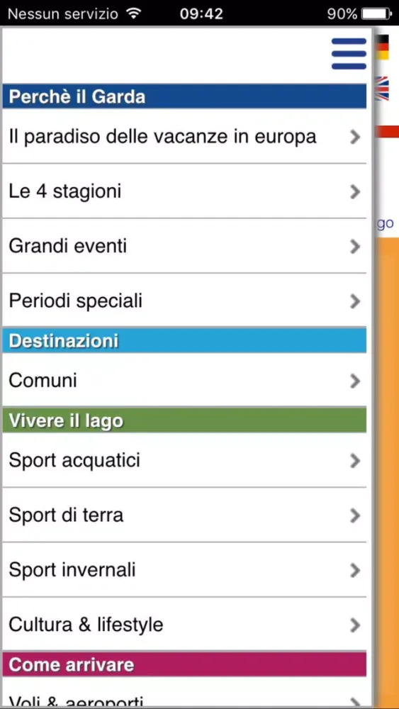 Zrzuty ekranu iLago di Garda App