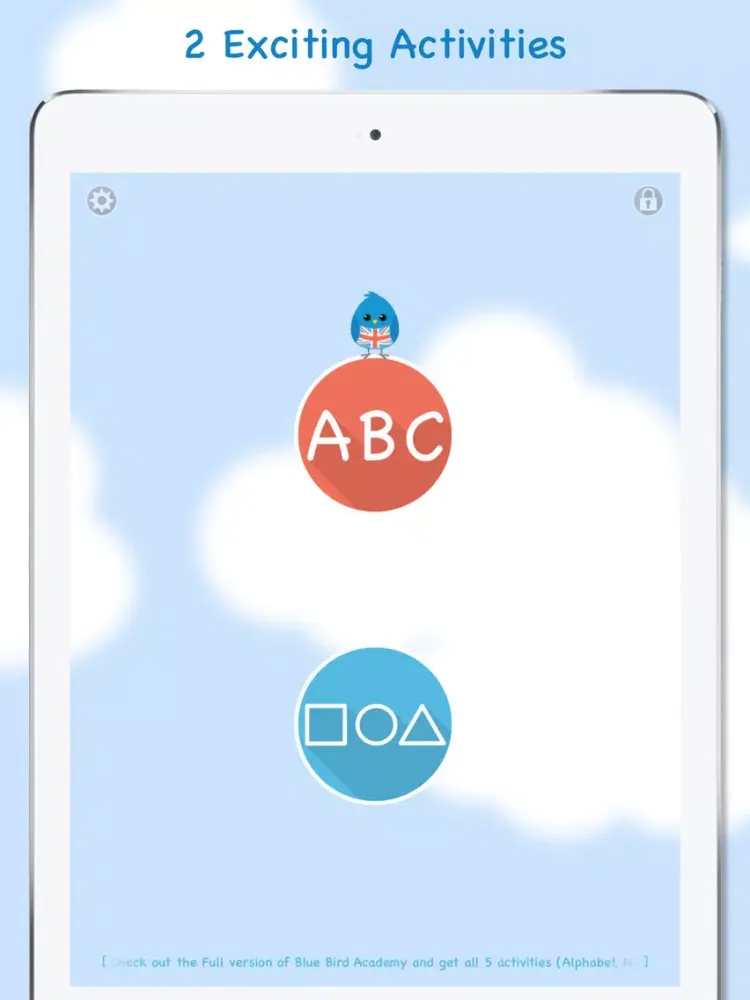 Ảnh chụp màn hình của Blue Bird Academy Lite iPad 