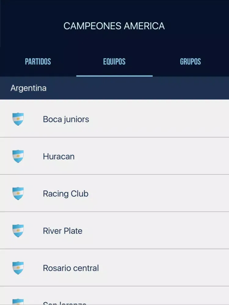 Campeones America iPad  スクリーンショット