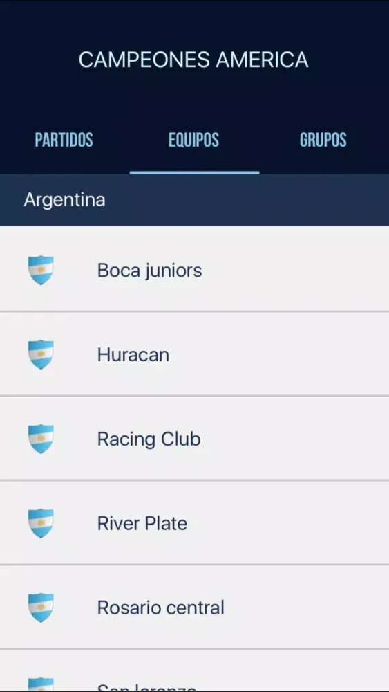 Campeones America スクリーンショット