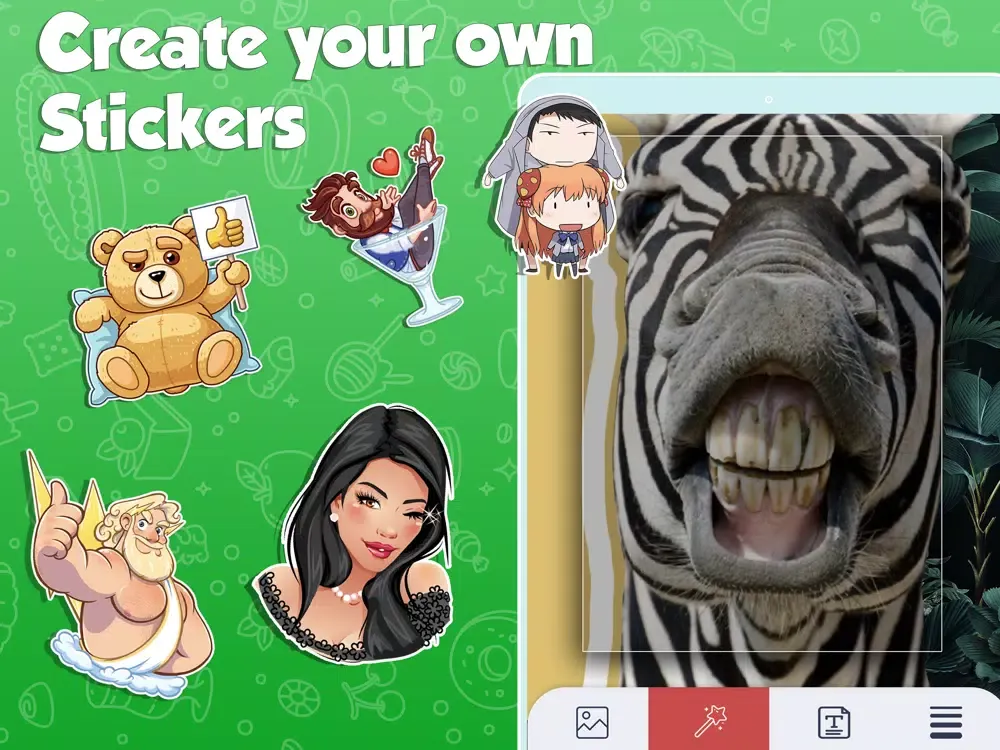 Sticker maker - iPad  Screenshots