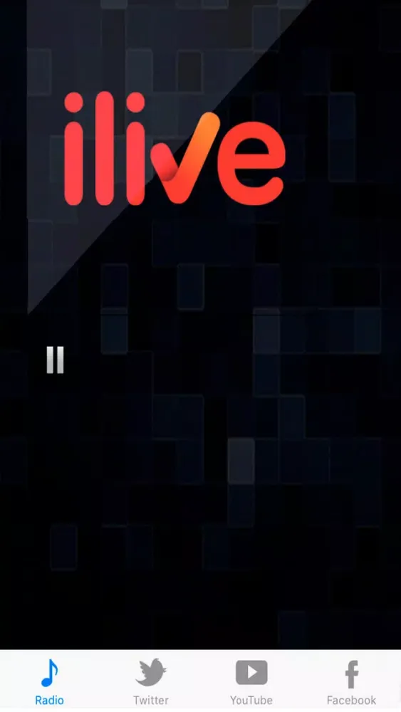 Ảnh chụp màn hình của ilive, servicios para radios