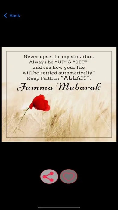 Tangkapan skrin Jumma Messages