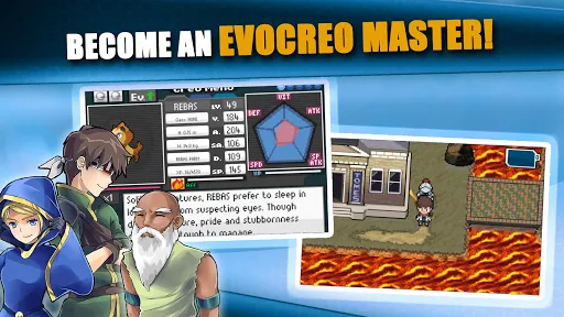 EvoCreo - Pocket Monster Game Screenshots