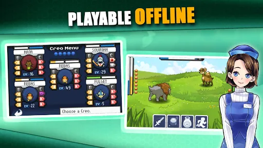 EvoCreo - Pocket Monster Game Screenshots