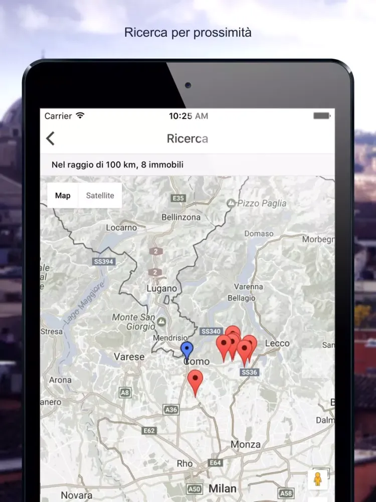 Tangkapan layar Il polo immobiliare iPad 