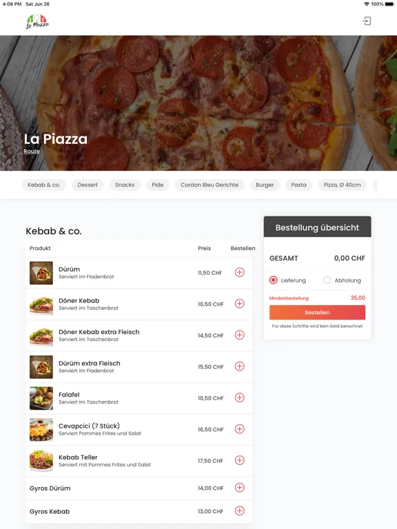 La Piazza iPad  スクリーンショット