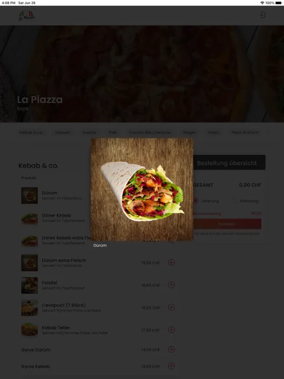 La Piazza iPad  スクリーンショット