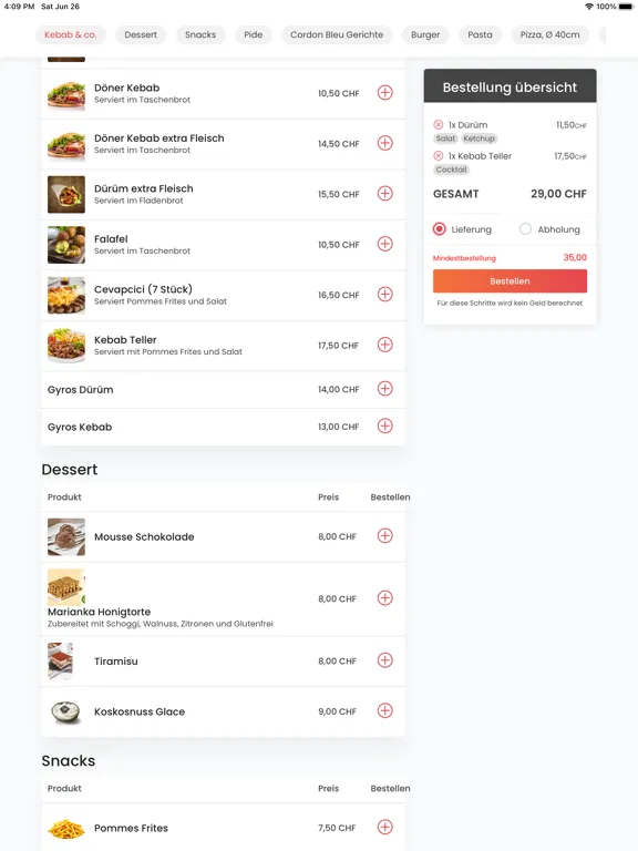 La Piazza iPad  スクリーンショット