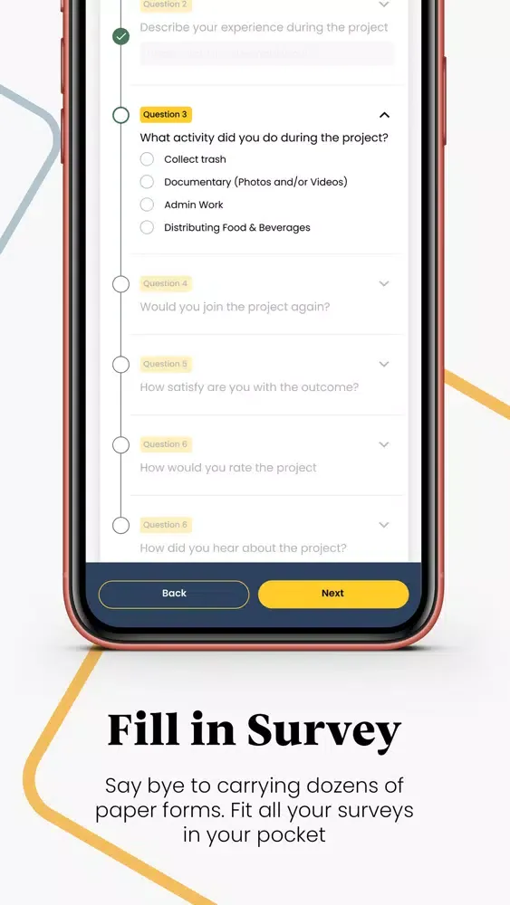 Capturas de pantalla de Artemis Impact Measurement App