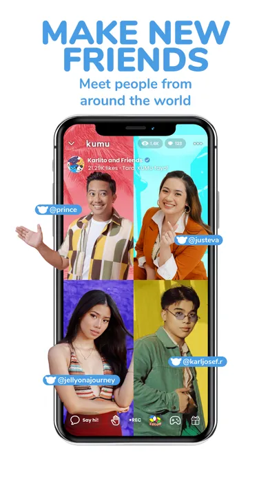 Tangkapan layar kumu - Livestream Community
