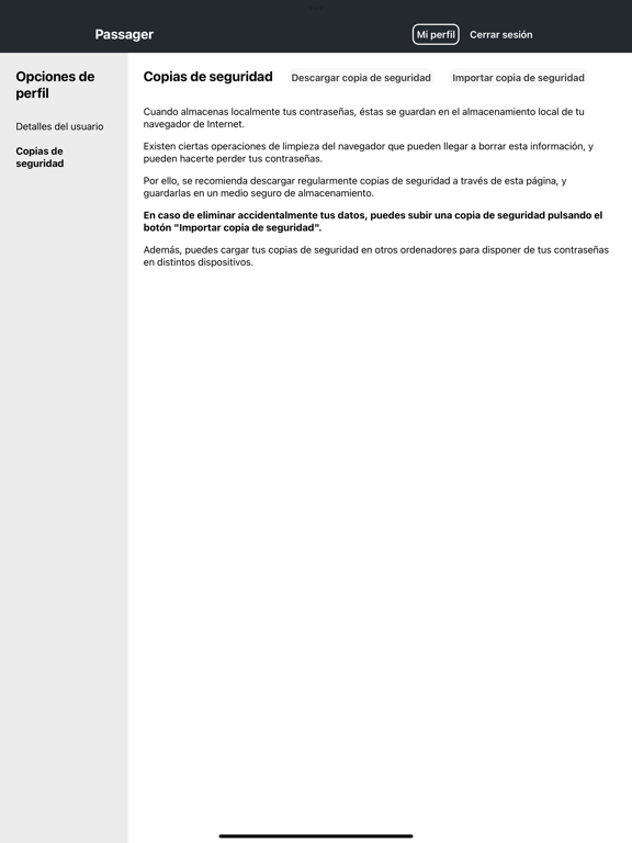 Passager Password Manager iPad 应用截图
