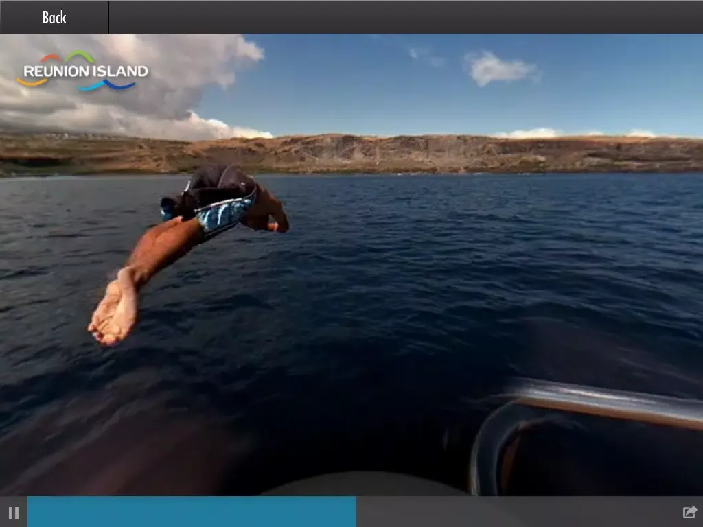 ภาพหน้าจอของ Reunion Island iPad 