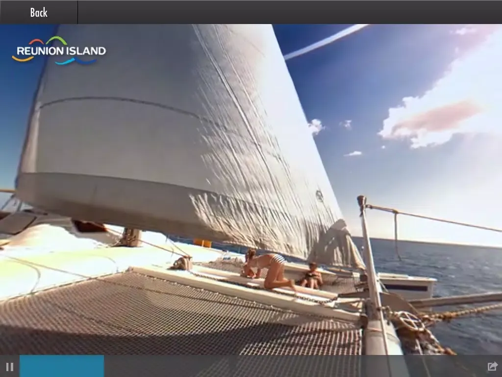 ภาพหน้าจอของ Reunion Island iPad 