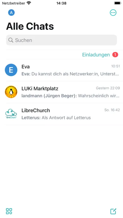 Zrzuty ekranu Synod.im
