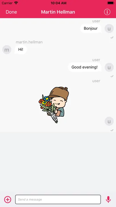 Ảnh chụp màn hình của Zom Mobile Messenger