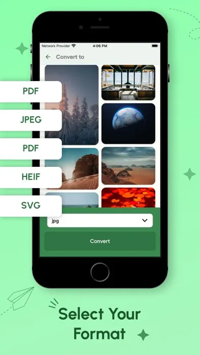 Capturas de tela do Photo Converter - heic to jpg