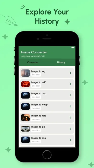Capturas de tela do Photo Converter - heic to jpg
