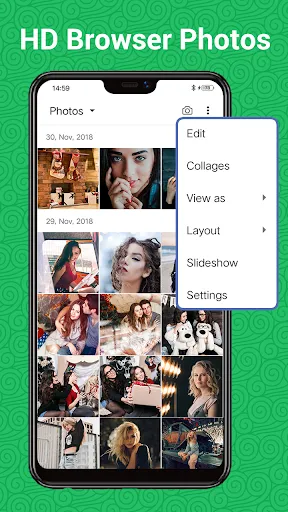 Photo Gallery & Album Editor स्क्रीनशॉट