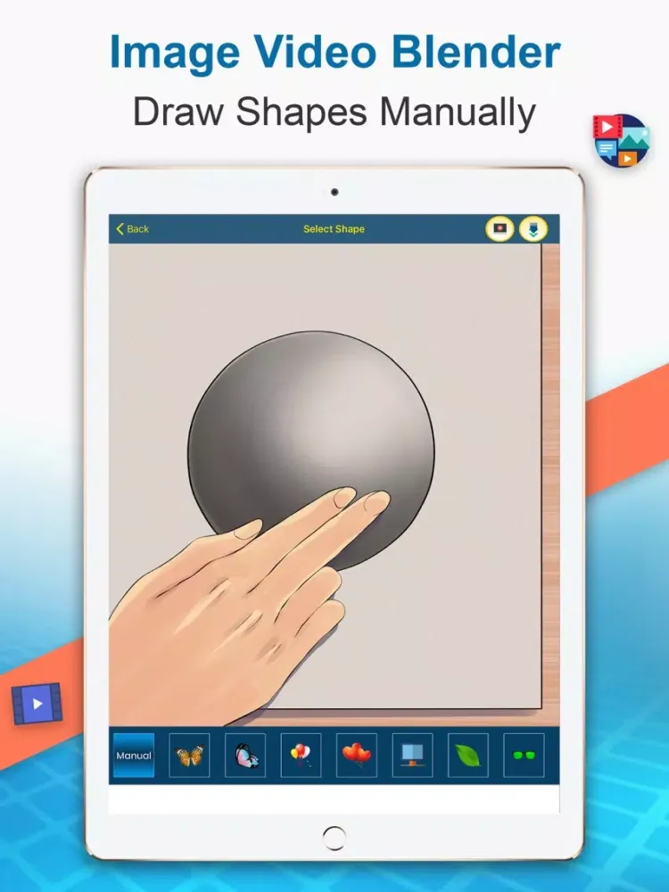 ภาพหน้าจอของ Photo-Video Blender iPad 