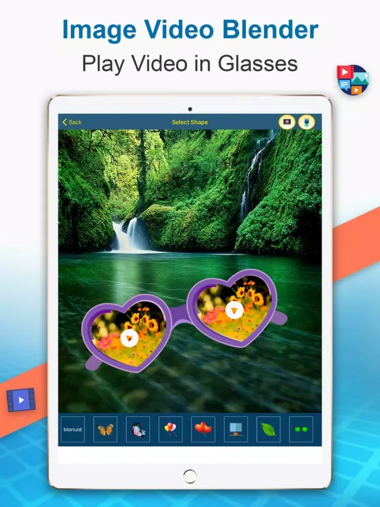 ภาพหน้าจอของ Photo-Video Blender iPad 