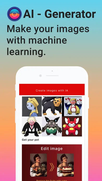 Create images with AI Screenshots