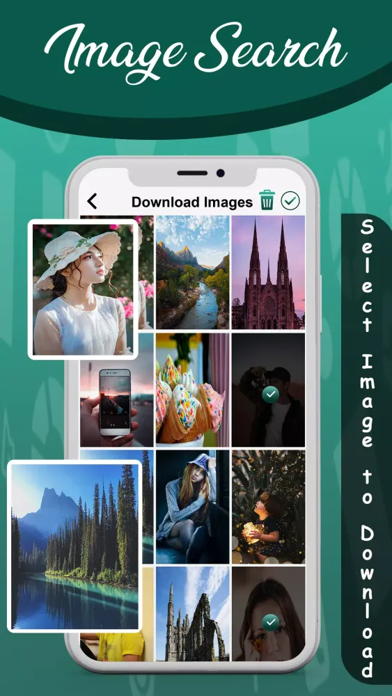 Capturas de tela do Image Search