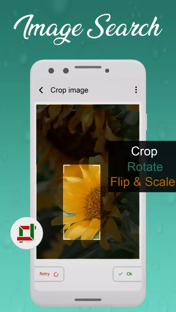 Capturas de tela do Image Search