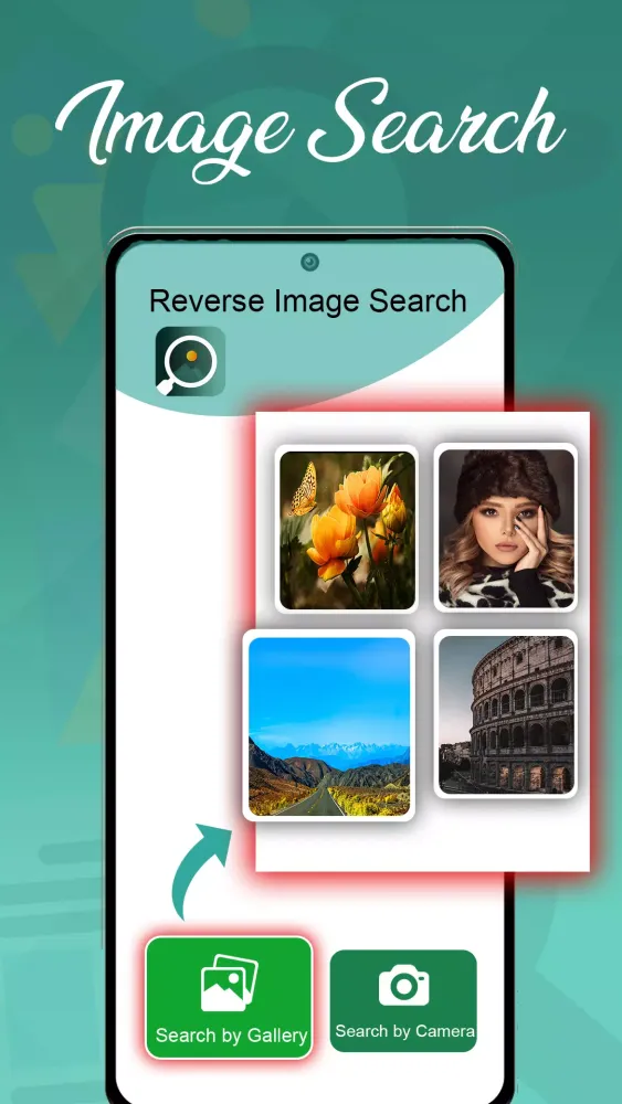 Capturas de tela do Image Search