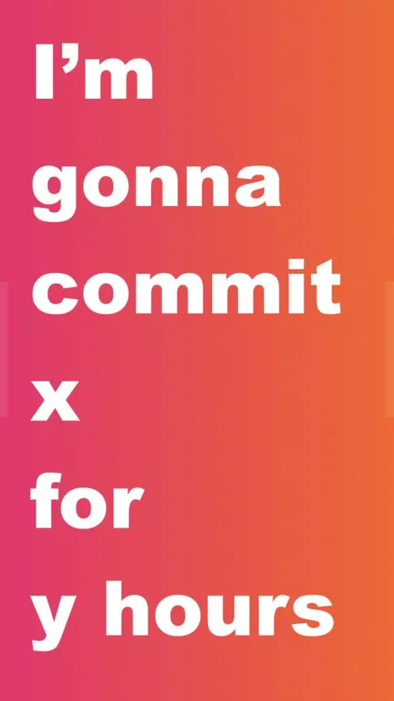 Tangkapan skrin GRIT TIMER - Commit timer