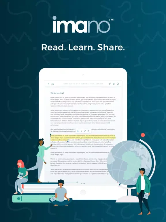 Tangkapan layar Imano - Digital Learning iPad 