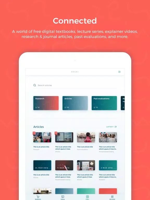 Tangkapan layar Imano - Digital Learning iPad 