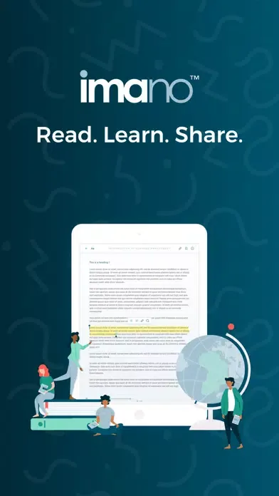 Tangkapan layar Imano - Digital Learning