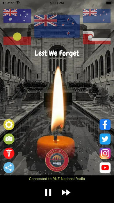 Screenshot di ANZAC DAY 2020