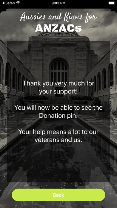 Screenshot di ANZAC DAY 2020