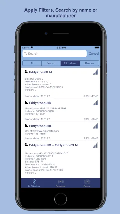 Scanner Bluetooth Ekran Görüntüleri