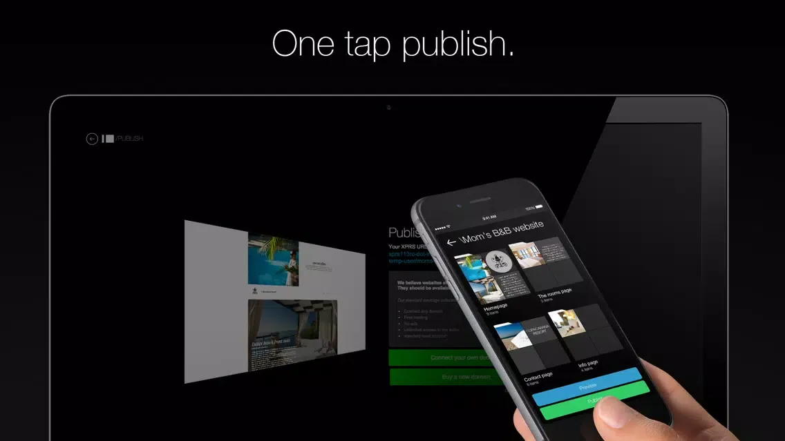 تصاویر XPRS - Edit your site on the go.