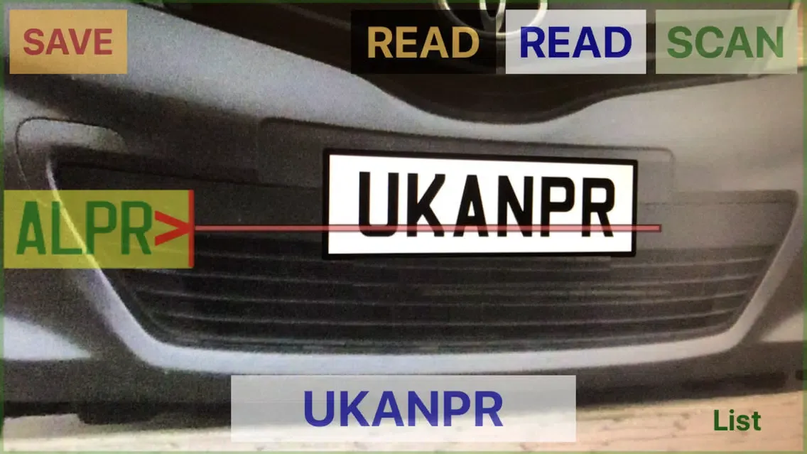 Tangkapan layar UK ANPR