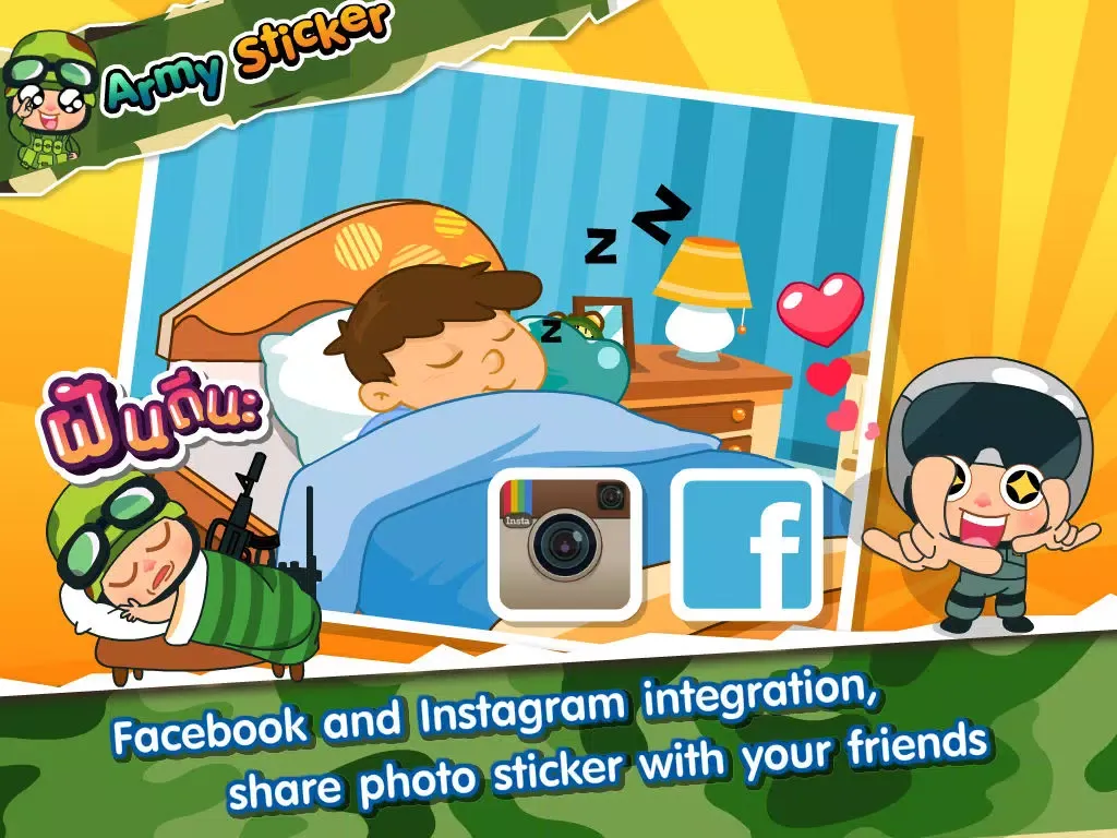 Captures d'écran de Army Sticker Free iPad 