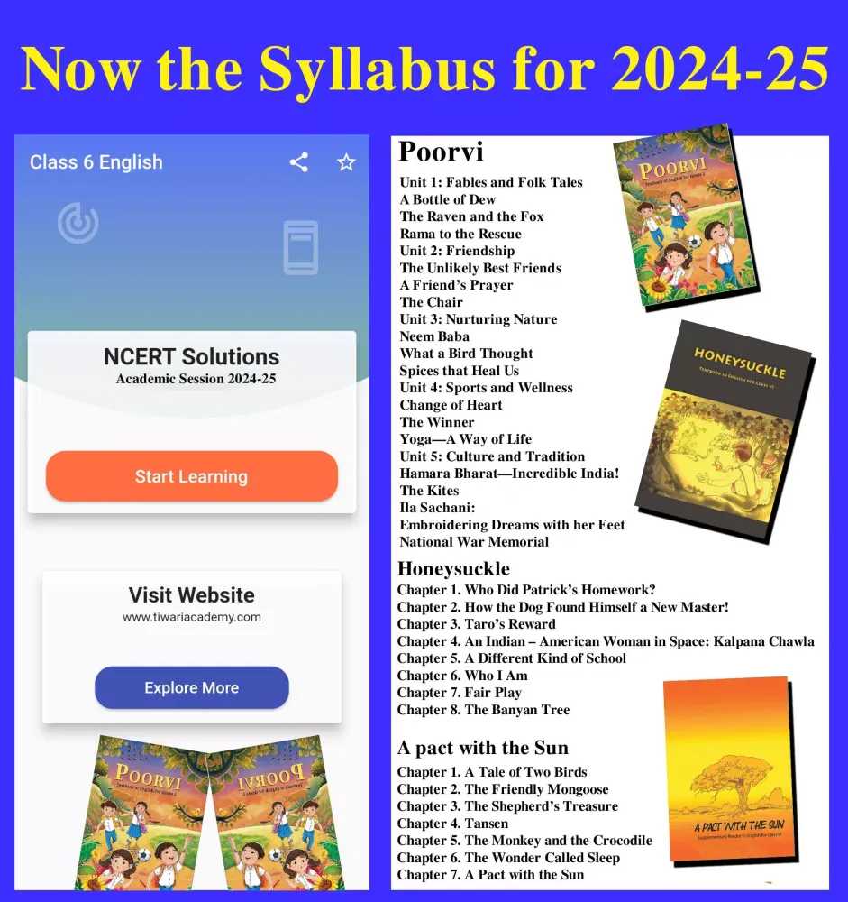 Capturas de pantalla de Class 6 English Guide 2024-25